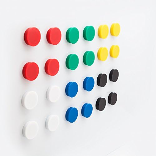 Кръгли Магнити за хладилник под формата на копчета, Малки Цветни Магнитни дискове за кухня, кабинет или класна стая,