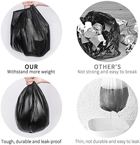 Торби за боклук PetsHome, Торби За боклук, 150 Грама 4 Литра [Много Дебели] [Въздух] Торби За Боклук Втулки за Боклук