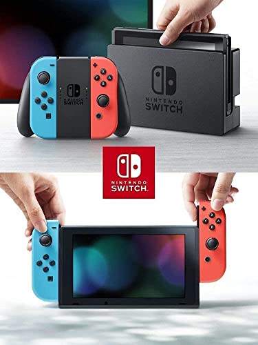 Най-новият комплект Switch с неоново-синьо и 8 Deluxe (пълен изтегляне на игра) - Индивидуално членство Switch Online