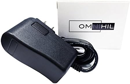 Адаптер за променлив ток Omnihil 9 В, съвместим с Радиоприемник Grundig YAC ht Boy YB 400PE, Допълнителен 8-Крак Кабел