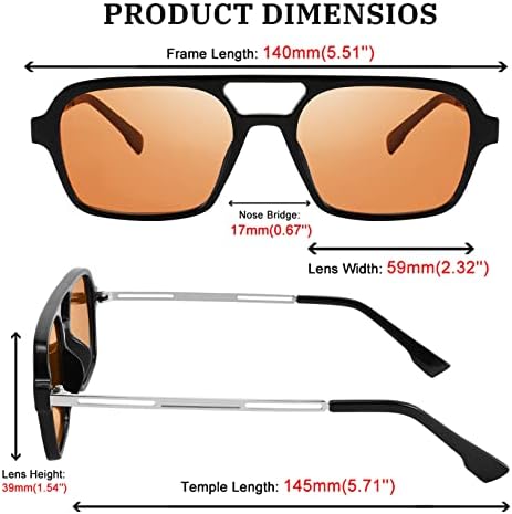 FEISEDY Реколта Квадратни Слънчеви Очила-Авиатори 70-те години Без Шипове, Дамски И Мъжки, Метални Дизайнерски Нюанси
