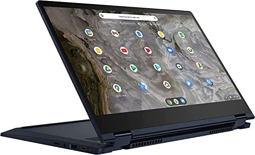 Лаптоп Lenovo Chromebook Flex 5i с 13,3-инчов сензорен екран, FHD IPS 2-в-1 2022, 11-та с двуядрен процесор Intel i3-1135G4,