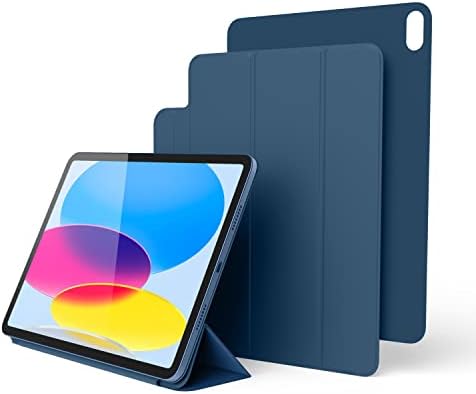 магнитен калъф-за награда elago за iPad на 10-то поколение - на Задния панел се закрепва на метални материали, съвместим с Apple Молив и пеналом elago (светло сиво)