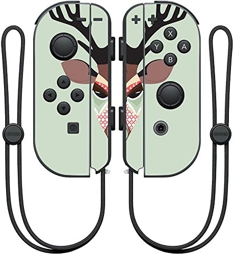 Кожата MightySkins, Съвместим с контролера на Nintendo Joy-Con, обвивка Обхваща Стикер Skins Leopard Pink