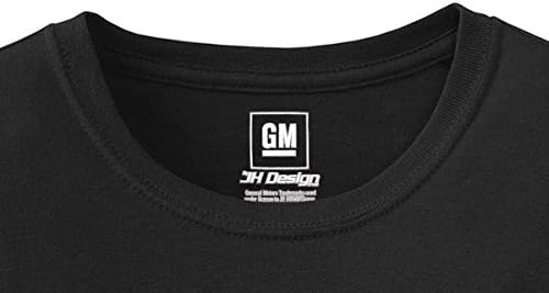 JH DESIGN GROUP Мъжка Тениска Chevy Corvette С логото на серия C6, Черна Риза с кръгло деколте