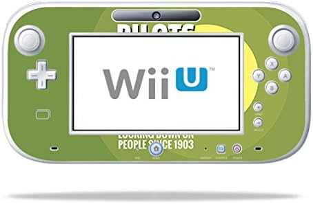Корица MightySkins е Съвместима с геймпадом Nintendo Wii U – Пилоти | Защитно, здрава и уникална Vinyl стикер | Лесно