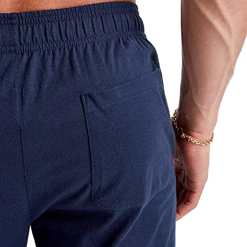 Памучни Джоггеры Hanes Originals за бягане, Мъжки спортни панталони от Джърси с джобове, Дължина по вътрешния шев 30
