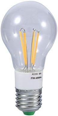 Riuty Led лампа с нажежаема жичка, Нова E27 12V 3W/4W/6W Хладно/Топло Бял COB 360 ° Без регулиране на яркостта (6 броя)
