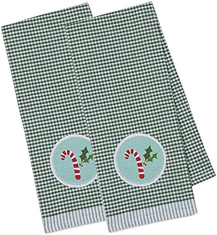 Комплект кухненски кърпи от Коледната колекция DII, 18x28, Конфетный Тръстика, 2 бр.