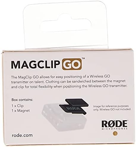 RØDE Микрофони MagClip GO с магнитен клипс за безжично свързване GO, MAGCLIPGO