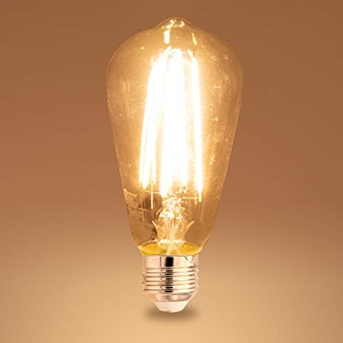 Led лампа с нажежаема жичка Maxxima ST19 800 Лумена, което е равно на 60 W, 2700 К, Топло Бяла 7-Ваттная крушка на Едисон