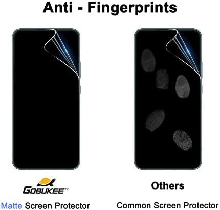 GOBUKEE [2 + 2] е Съвместим с меко матово фолио TPU премиум-клас с антирефлексно покритие x 2 + HD Прозрачен филм TPU X 2 Samsung Galaxy S23 5G 2023/S22 5G 2022 6,1-инчов, защита от пръстови отпечатъ