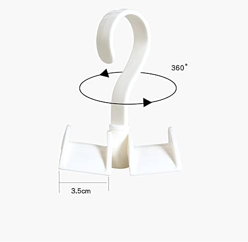 Куки ZUKEEGG за окачване, 2 бр., пластмасови, с възможност за завъртане на 360 градуса, подходяща за чанти, закачалки