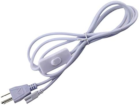 Удължителен кабел за захранване led тръба Rext Т5, Т8 с дължина 4 опаковки с дължина 6,6 фута с превключвател за включване
