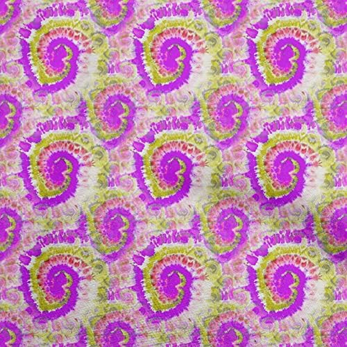 oneOone лилаво тъкани от вискоза, азиатски вратовръзка и боя за шиене, занаяти, щампи върху материи с ширина 56 см