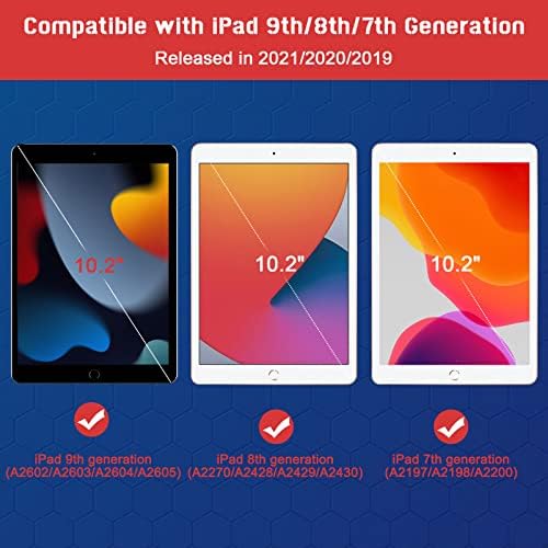Калъф TIMISM за iPad 9-то поколение, Калъф за iPad 8-то поколение, Калъф за iPad на 7-то поколение, Калъф за iPad 10.2