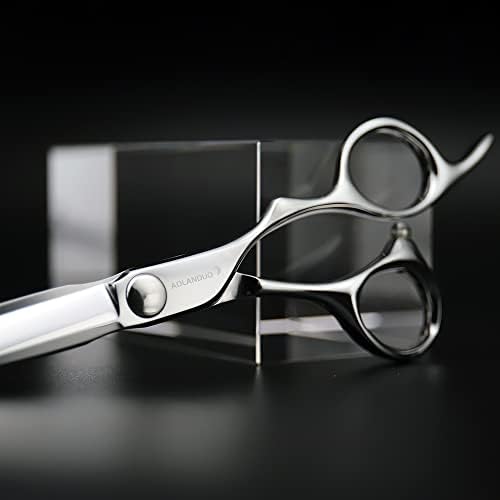 Ножици за подстригване професионален фризьор и стилист AOLANDUO Стомана JP440C, с нож 5,5 инча, Ултра-Остри и здрава