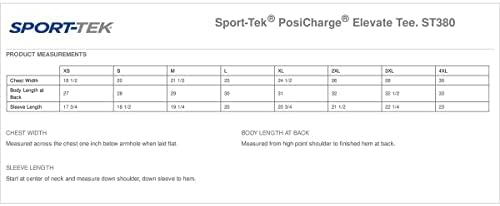 Тениска Sport Tek ST380 PosiCharge Elevate Tee, L, Черна