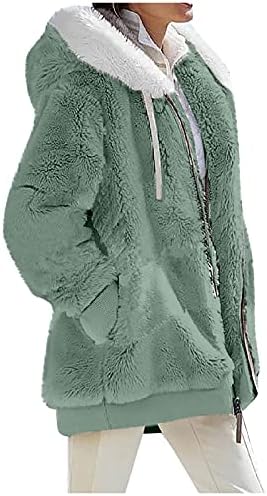 FOVIGUO Плюс Размера на Пуловери, Дамски Елегантни Зимни С Дълъг Ръкав За Излизане На Светлина, Буйни Пуловер, Цветен