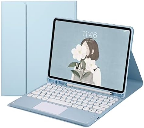 Калъф с чувствителни на допир клавиатура HENGHUI за Galaxy Tab A8 10.5 инча 2022 Модел SM-X200/SM-X205/SM-X207 Калъф