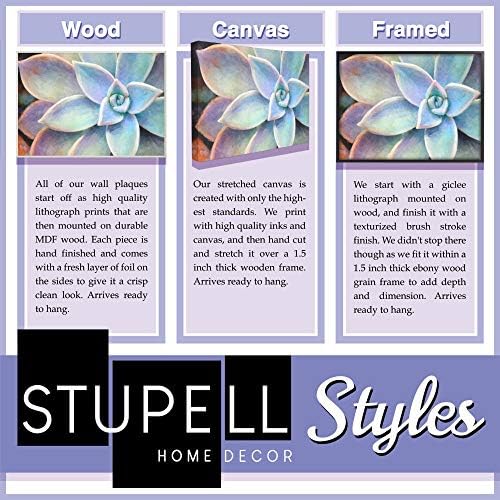 Стенни табели с Абстрактно крила на Пеперуда Stupell Industries Със Снимка на Животното, 13 x 19, Дизайн на художника