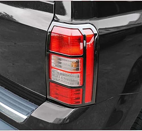 Капак заден стоп Защита на задната лампа е Съвместима с Jeep Patriot 2011-2015 (черен)